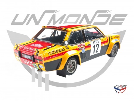 Fiat 131 Abarth #12 M.MOUTON-ANNIE 1980 Yellow