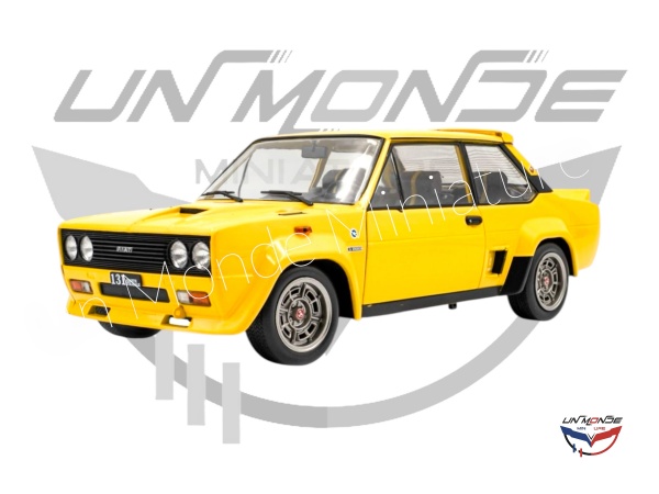 Fiat 131 Abarth 1980 Yellow