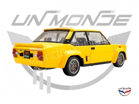 Fiat 131 Abarth 1980 Yellow