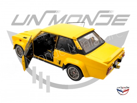 Fiat 131 Abarth 1980 Yellow