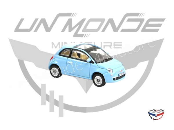 Fiat 500 2008 Blue