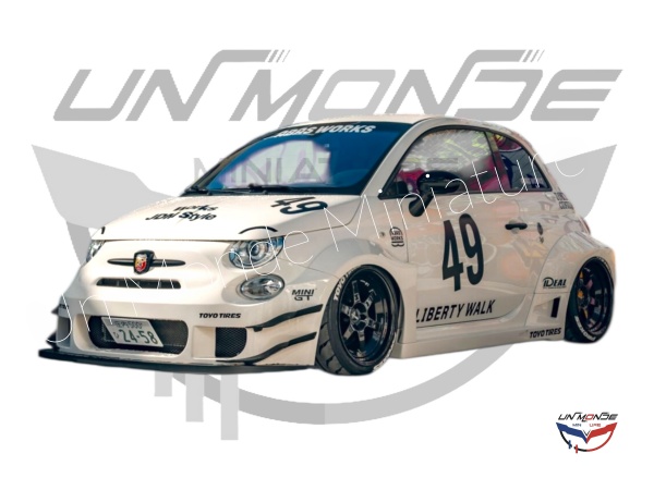 Fiat 500 Abarth Liberty Walk Body Kit 2025