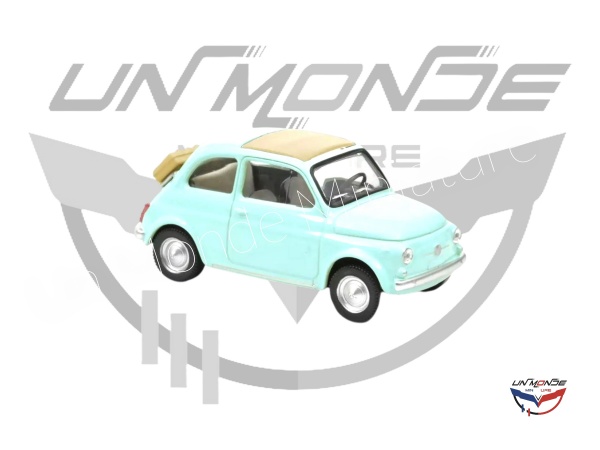 Fiat 500 F 1965 Bleu Pastel Jet-Car