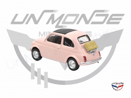 Fiat 500 F 1965 Light Pink Jet-car