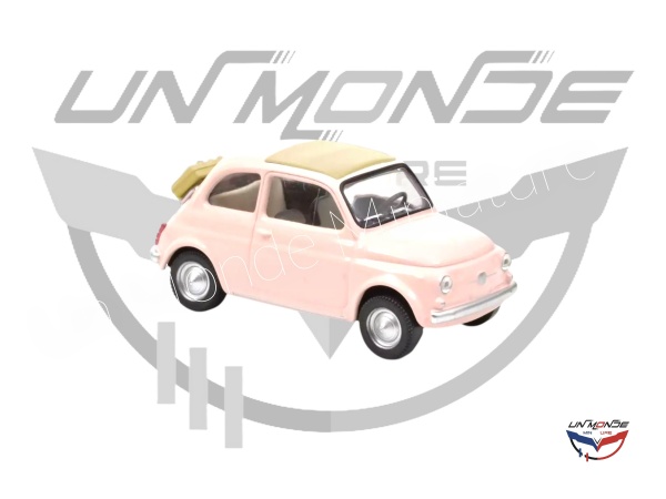 Fiat 500 F 1965 Rose Pastel Jet-Car
