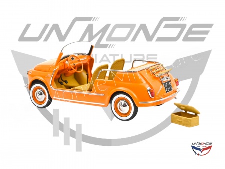 Fiat 500 Jolly 1965 Orange