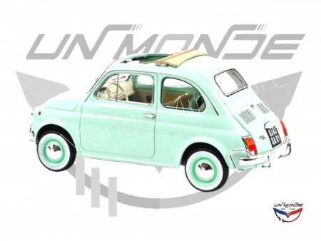 Fiat 500 L 1968 Bleu Pastel Cadeau de Naissance