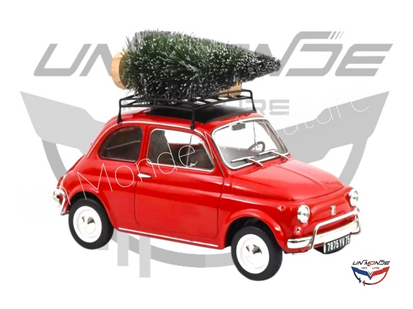 Fiat 500 L 1968 Red Christmas
