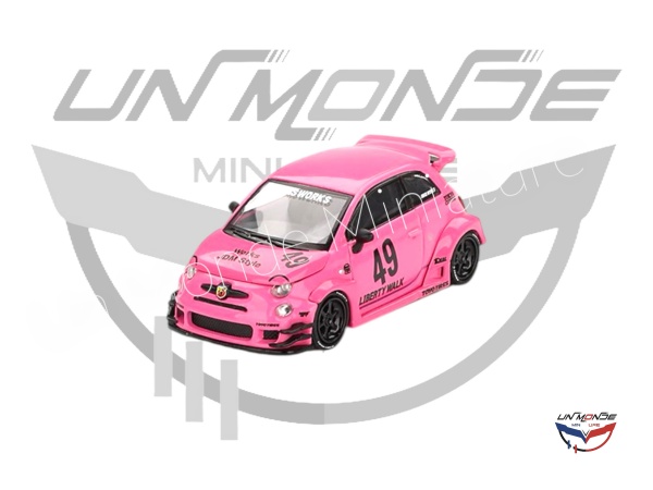 Fiat 595 Abarth LB-Works x Abas Works 2024 Pink