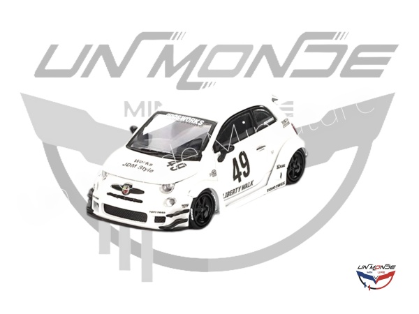 Fiat 595 Abarth LB-Works x Abas Works Gara 2024 White