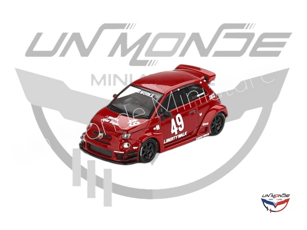 Fiat Abarth 595 LB-Works x Abas Works Red 2024