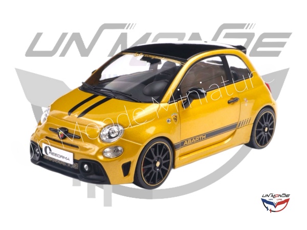 Fiat F595 Abarth Solido Works 2024 Yellow