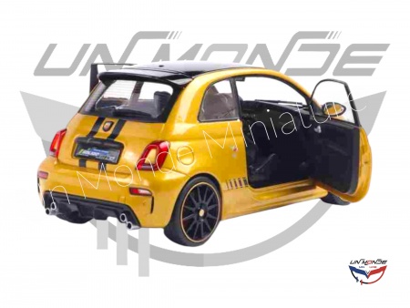 Fiat F595 Abarth Solido Works 2024 Yellow