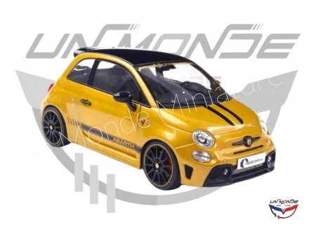 Fiat F595 Abarth Solido Works 2024 Yellow