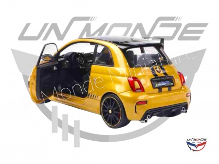 Fiat F595 Abarth Solido Works 2024 Yellow