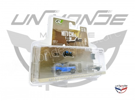 Ford Bronco Black Diamond With Motorcycle & Utility Trailer