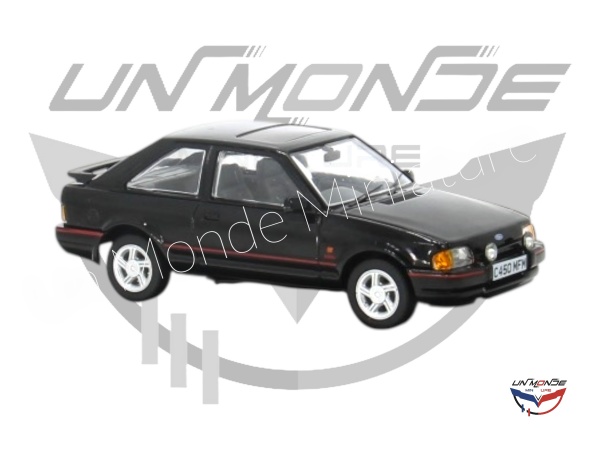 Ford Escort Mk IV XR3i Noir & Rouge 1986
