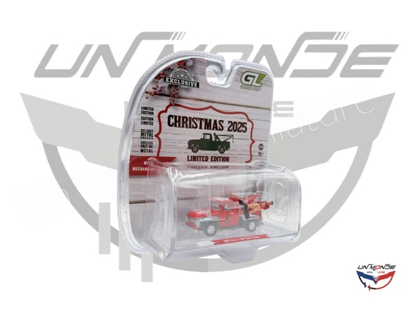 Ford F-100 Tow Truck 1956 with Mechanic Figure