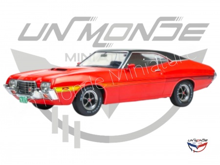 Ford Gran Torino Sport 1972 Red and Black