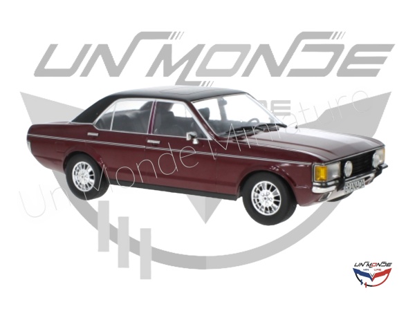 Ford Granada  MKI 1975 Metallic Dark Red and Matt Black