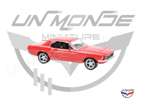 Ford Mustang 1968 Red Jet-car