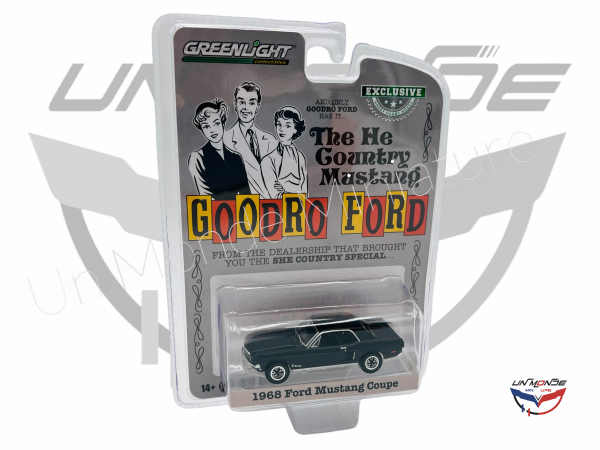 Ford Mustang Coupe 1968 Black