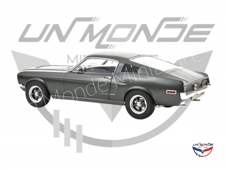 Ford Mustang Fastback 1968 Vert Satin Metallisé