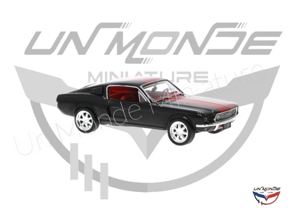 Ford Mustang Fastback Black and Red