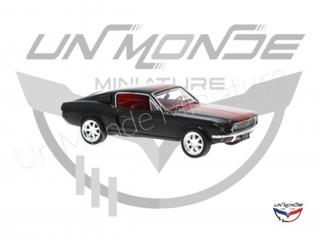 Ford Mustang Fastback Black and Red