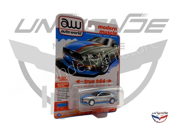 Ford Mustang GT Tribute Edition 2017 Ingot Silver and Petty Blue