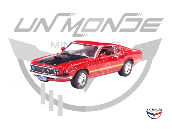 Ford Mustang Mach 1 1969 Rouge Calypso Coral