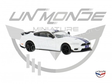 Ford Mustang VI Mach I 2020 White and Dark Blue