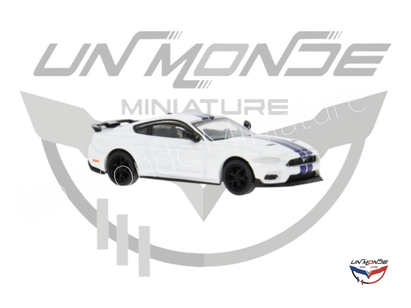 Ford Mustang VI Mach I 2020 White and Dark Blue
