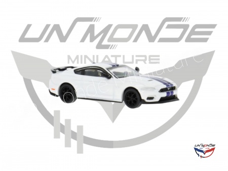 Ford Mustang VI Mach I 2020 White and Dark Blue