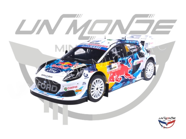 Ford Puma Rally1 #16 FOURMAUX/CORIA 2024 Hybrid White
