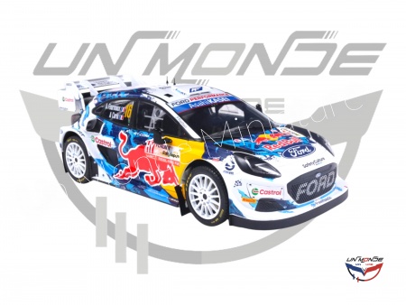 Ford Puma Rally1 #16 FOURMAUX/CORIA 2024 Hybrid White