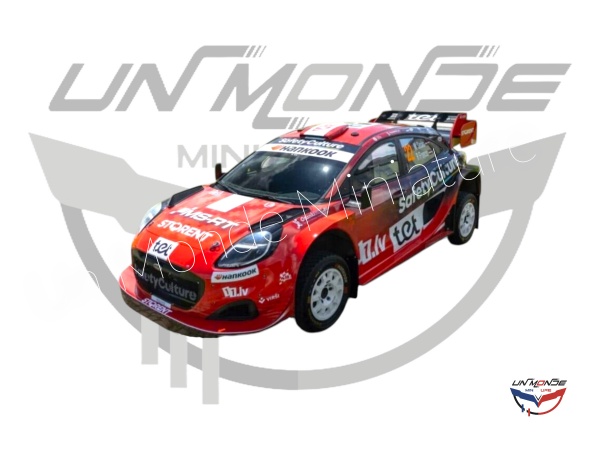 Ford Puma Rally1 #22 M.SEKS/R.FRANCIS Hybrid Red