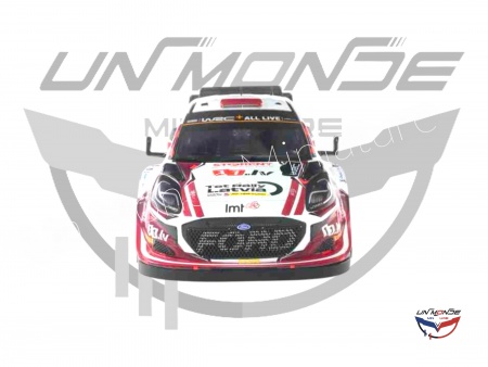 Ford Puma Rally1 Hybrid #22 M.SEKS-R.FRANCIS 2024 White