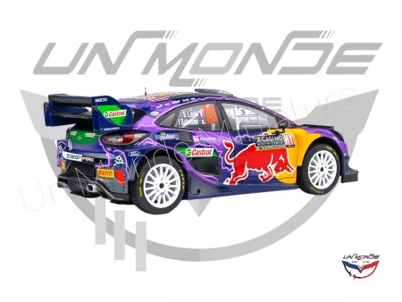 Ford Puma WRC Purple 2022