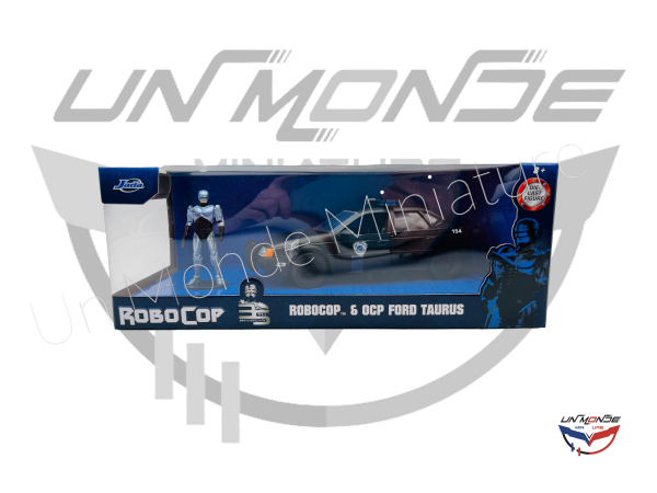Ford Taurus with Robocop Figure Black 1986