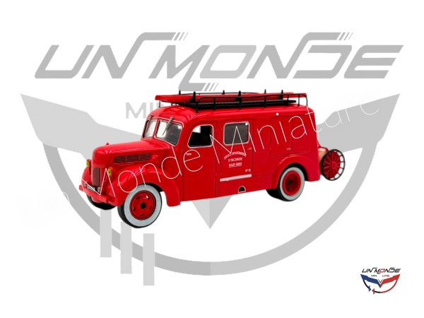 Fourgon d\'incendie Normalis� FORD FIN 818AS 68. Pompiers Hachette Collections 16