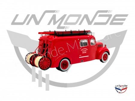 Fourgon d\'incendie Normalis&eacute; FORD FIN 818AS 68. Pompiers Hachette Collections 16