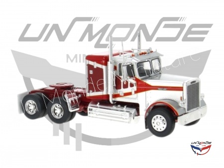 Freightliner FLC 120 64 T Silver & Rouge 1977