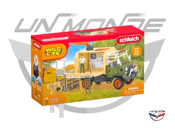 Gros camion sauvetage d\'animaux