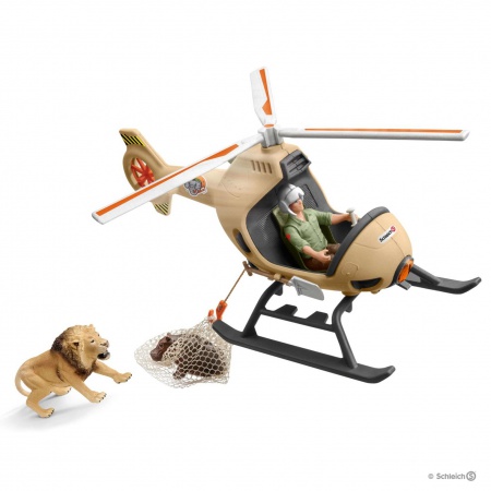 Hélicoptère pour sauvetage d\'animaux