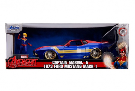 Hollywood Rides - 73 Mach 1 With Captain Marvel Figure