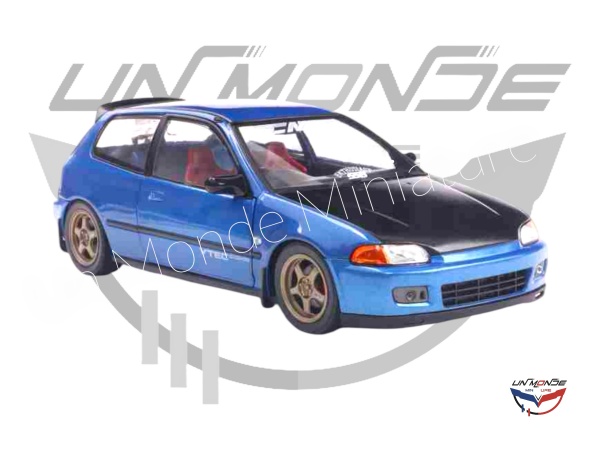 Honda Civic EG6 Solido Works 1991 Cobalt Blue Pearl
