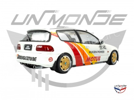 Honda Civic EG6 Solido Works Mugen Racing 1992 White