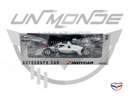 Indycar NTT White Autograph Car 2022