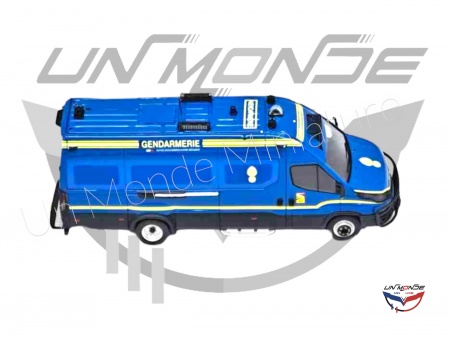 Iveco Daily Long Gruau VMG Vehicule Maintien de l\'Ordre 2022 Gendarmerie Bleu